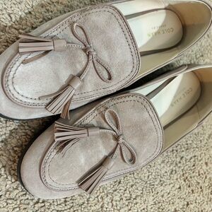 Cole Haan Suede Loafers With Tassel